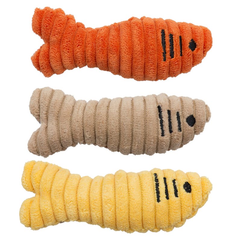 HuggleHounds Cat Mouse Toys - Interactive & Stimulating Cat Toy with Cat Nip Infused - Feather Mice Toy for Indoor Cats | HuggleKats Sardinies