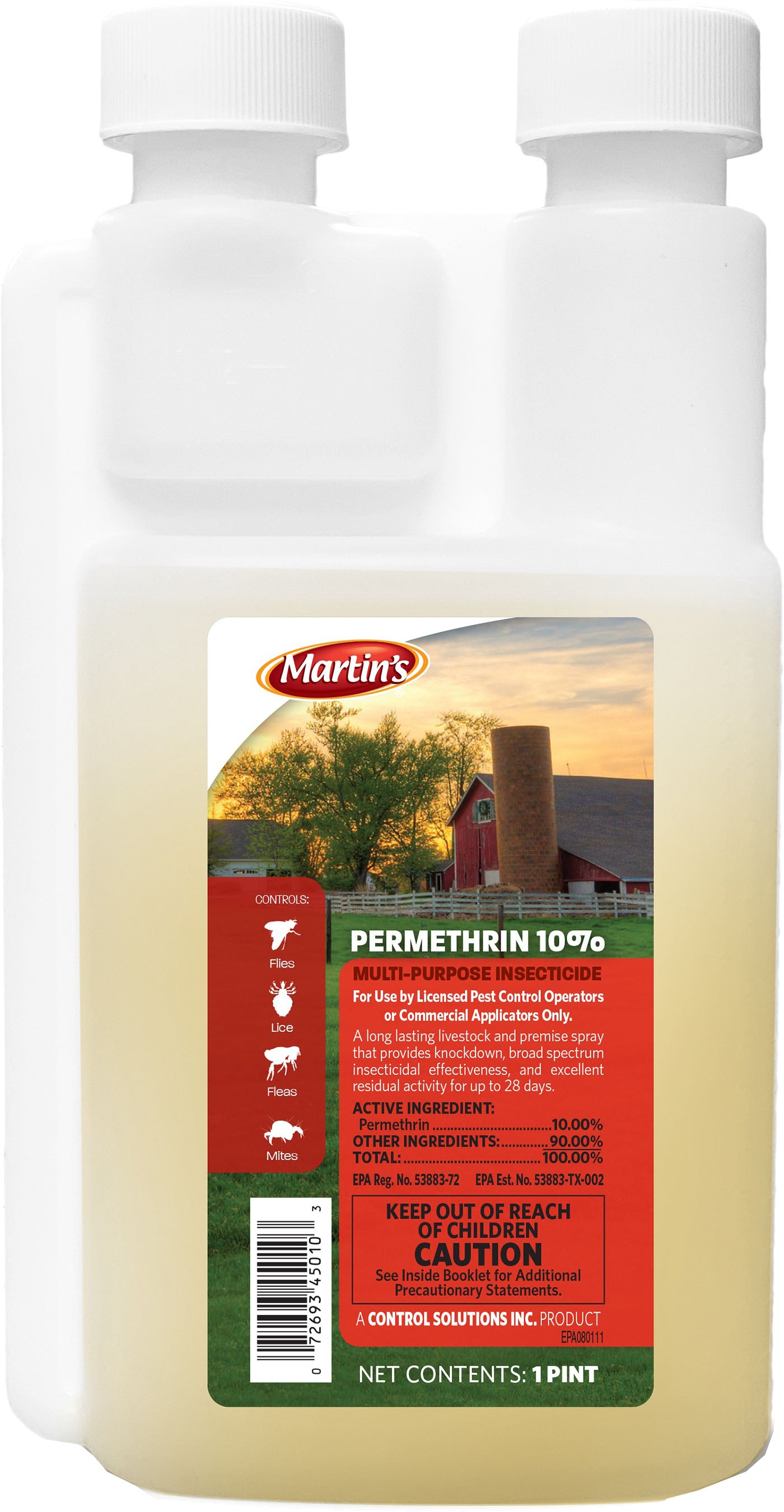 Martin'S Permethrin 10% Multi-Purpose Insecticide (Pack Of 12)