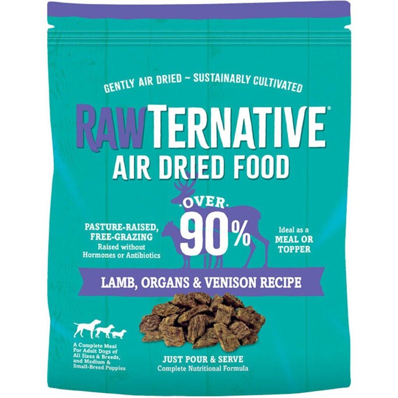 Grandma Mae's Country Naturals RawTernative Air Dried Dog Food. (3LB Lamb & Venison)