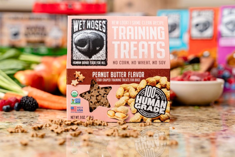 Wet Noses Little Stars Dog Training Treats - for All Pet Sizes, Breeds - All-Natural Puppy Treat - 100% Human-Grade - Delicious Snacks to Train Dogs, Puppies - Peanut Butter, 9 Oz.