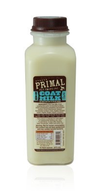 Primal Pet Foods 00464 All Life Stages Raw Goat Dog Milk, 16 oz, Resealable Bottle