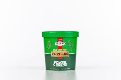 Primal, Fresh Toppers Power Greens Whole Food Supplement for Dogs & Cats, 32 Ounce