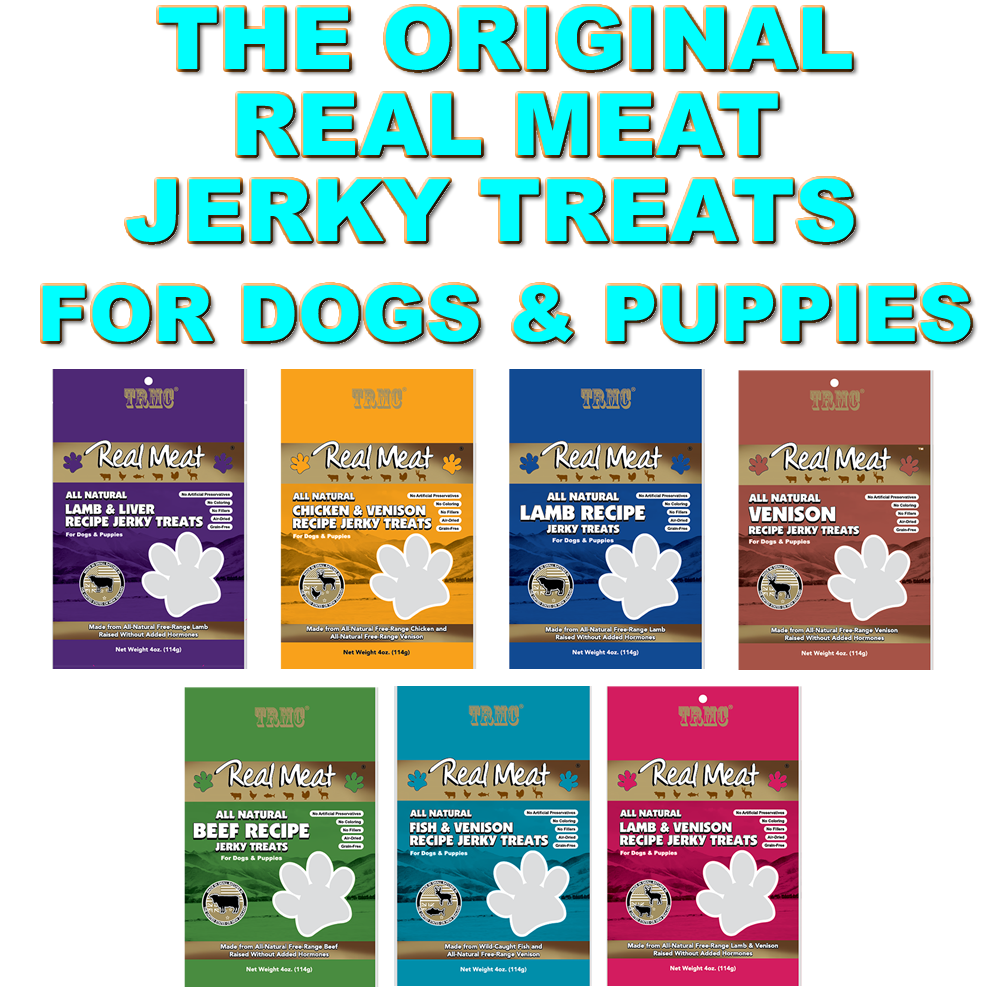 The Real Meat Company Lamb & Liver Jerky Dog Treats, 4 oz