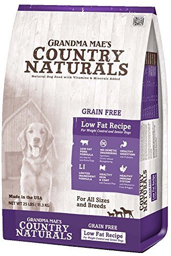 Grandma Mae's Country Naturals Grain Free Dry Dog Food 23 LB Low Fat Recipe