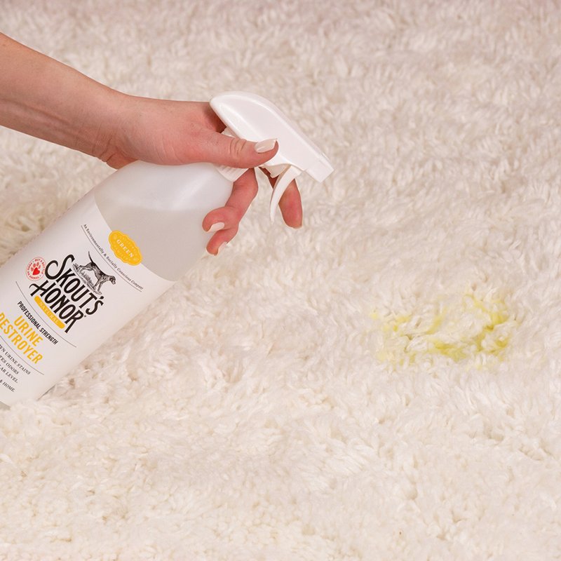 Skout's Honor Dog Urine Destroyer, Professional Strength, Plant-Powered, Cruelty-Free Urine Eliminator for Carpets and Indoor Living Spaces, 35 oz