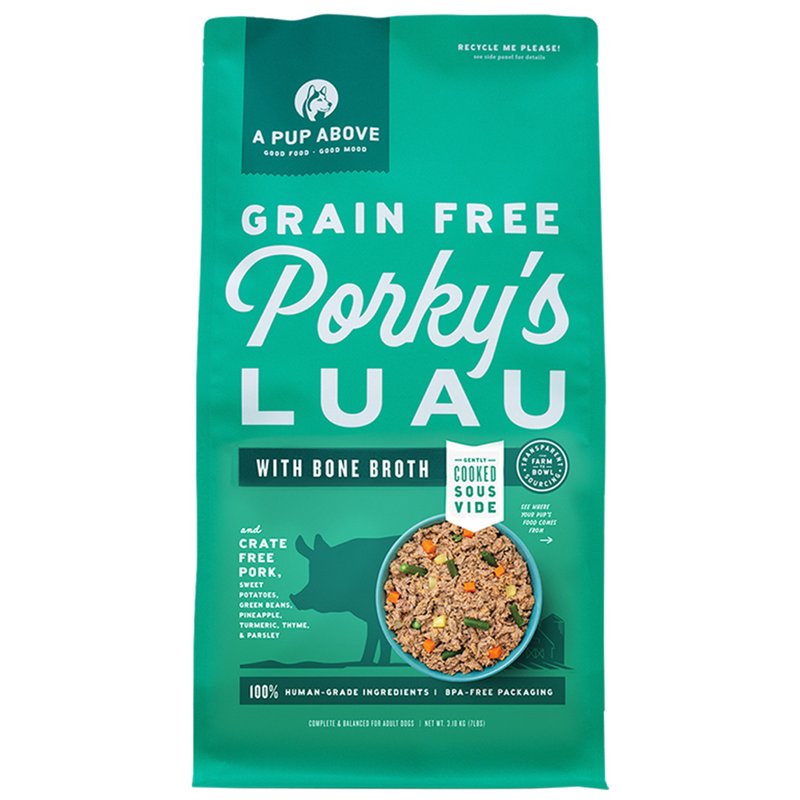 A Pup Above Porky's Luau Dog Food, 1360 GR