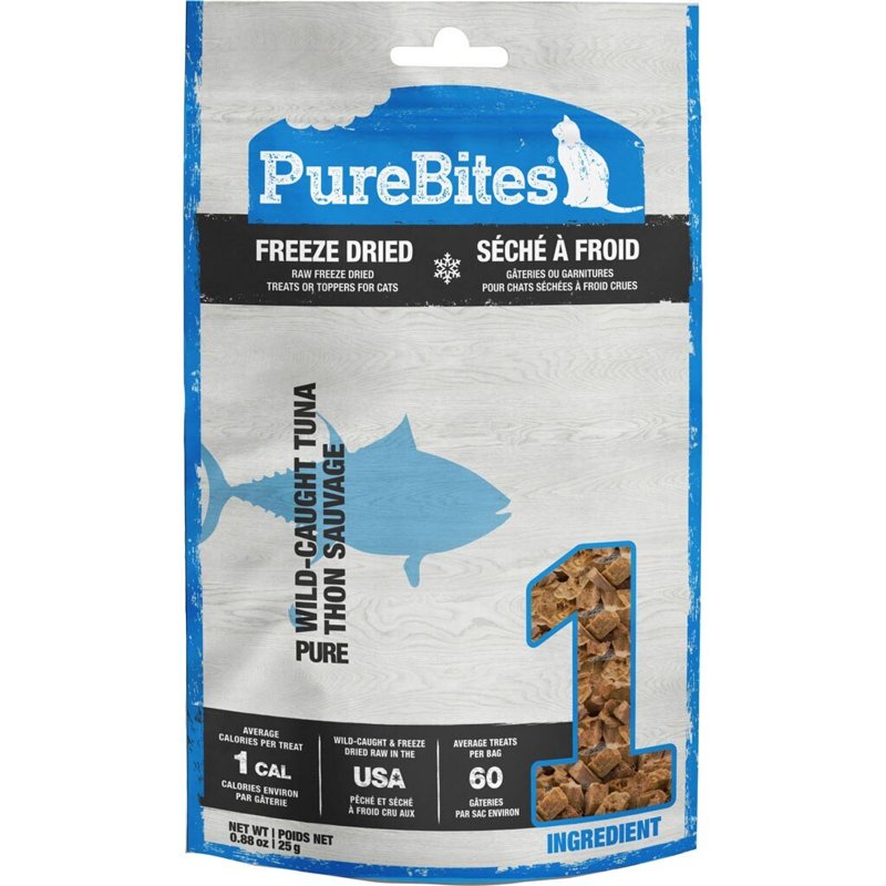 Purebites Tuna Freeze Dried Cat Treats, 0.88Oz | 25G - Value Size