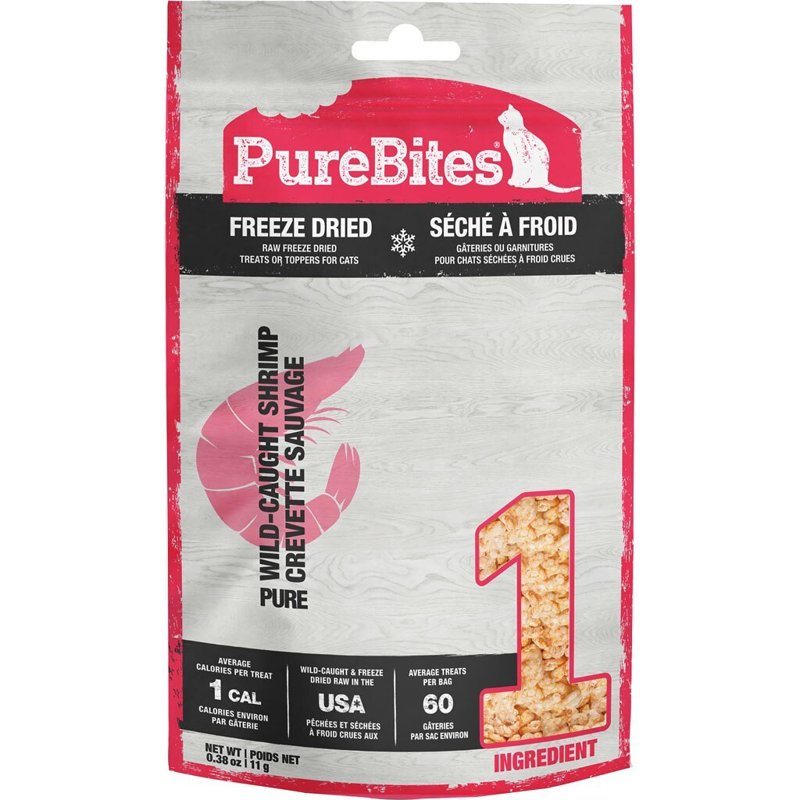 PureBites Freeze Dried Salmon Cat Treats 11g | 1 Ingredient | Made in USA (Packaging May Vary)