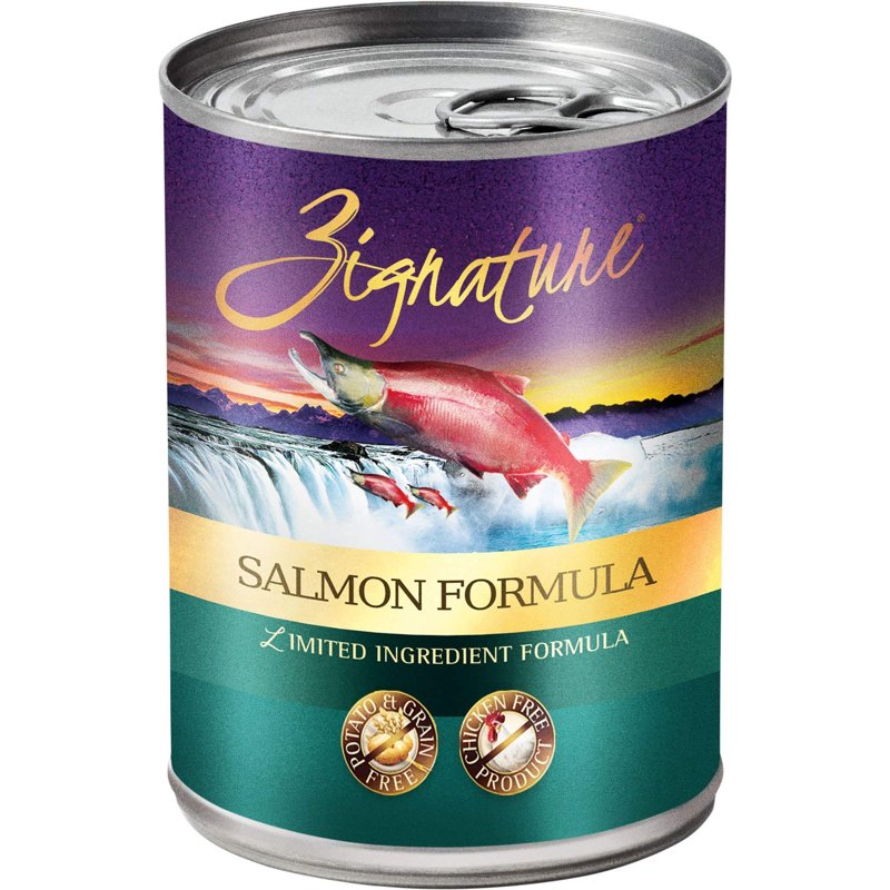 Zignature Salmon Formula Canned Dog Food 13 Oz