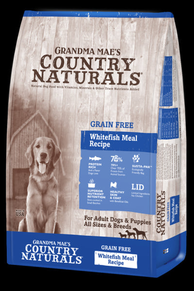 Grandma Mae'S 79700157 4 Lb Country Naturals Grain Free Fish Dog Food, One Size
