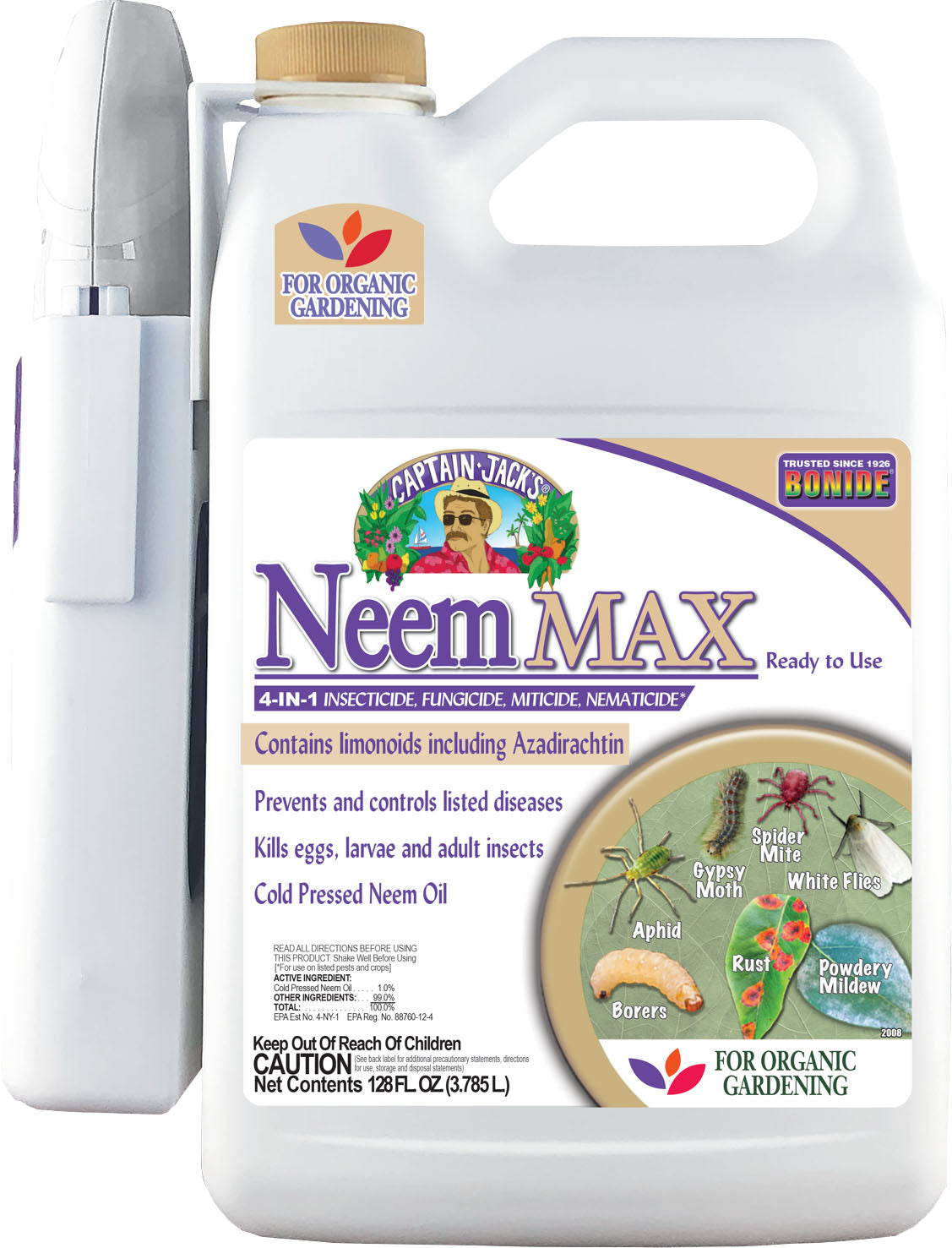 Captain Jack'S Neemmax 4-In-1 Multipurpose Spray