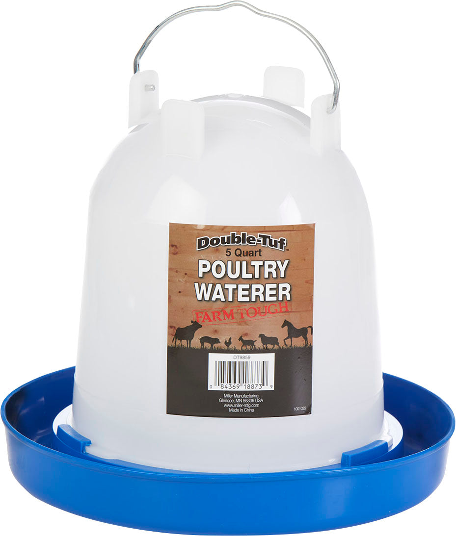 Double-Tuf Poultry Waterer