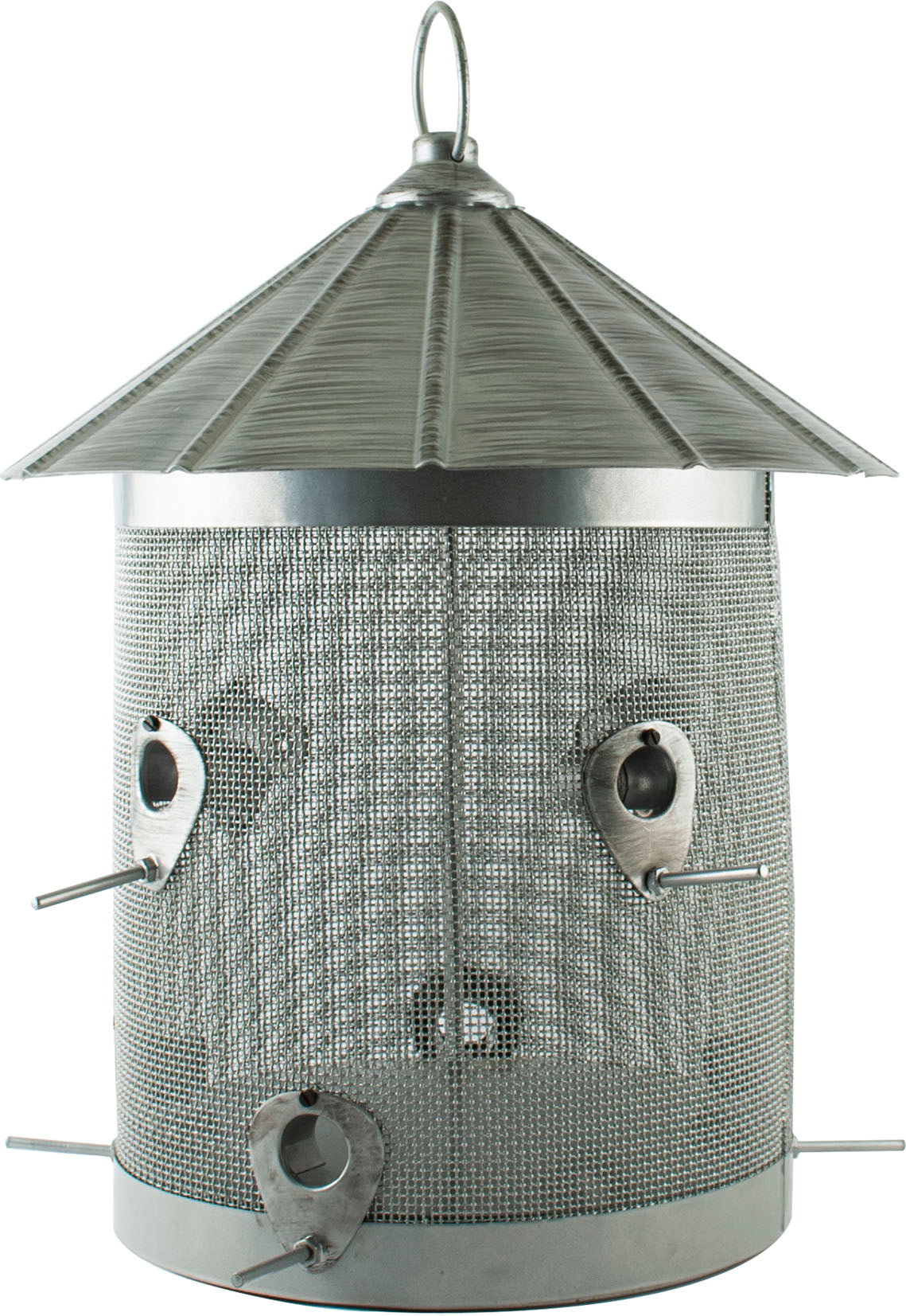 Rustic Farmhouse Galvanized Silo Combo Feeder
