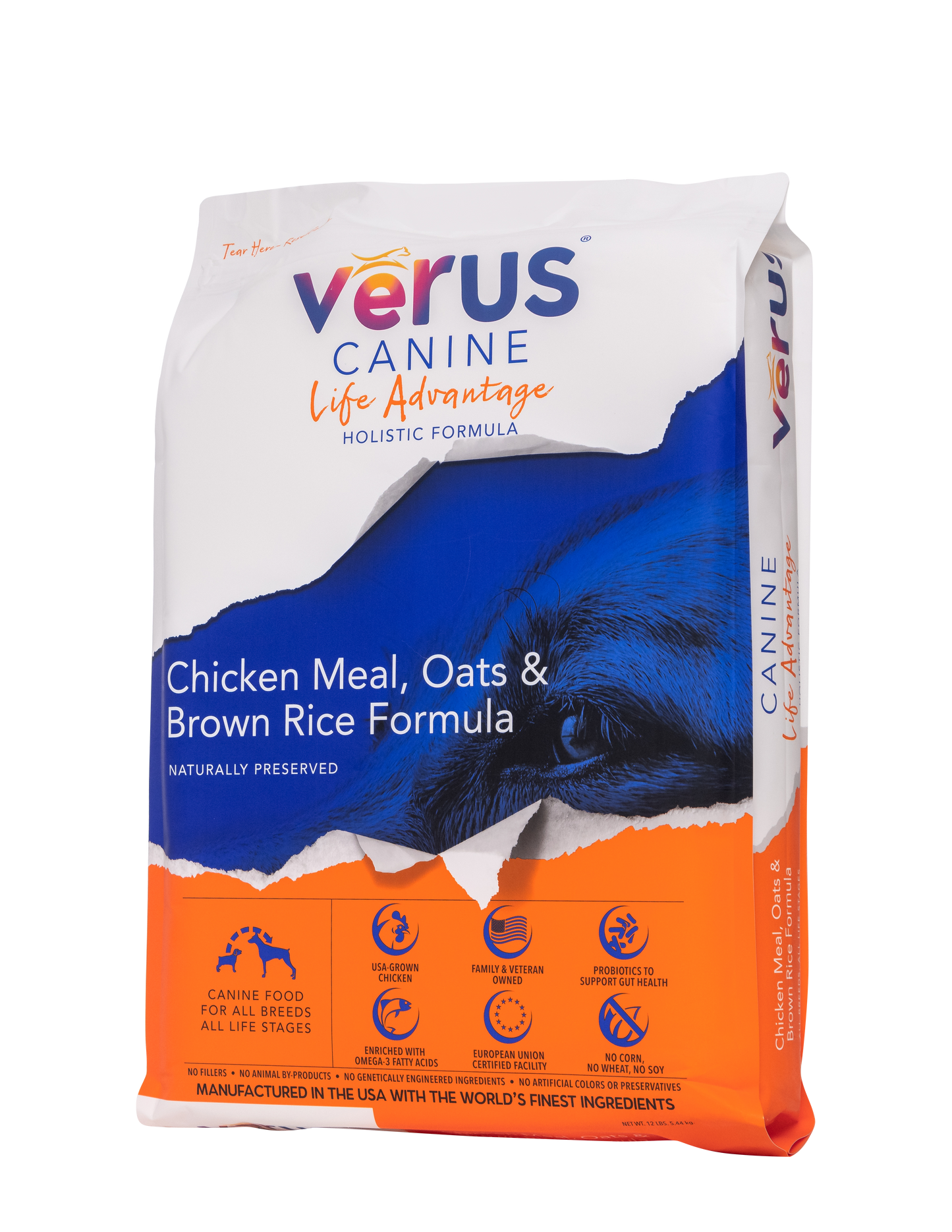 VēRUS Canine Life Advantage Formula – Holistic Chicken Meal-Based Nutrition for All Life Stages