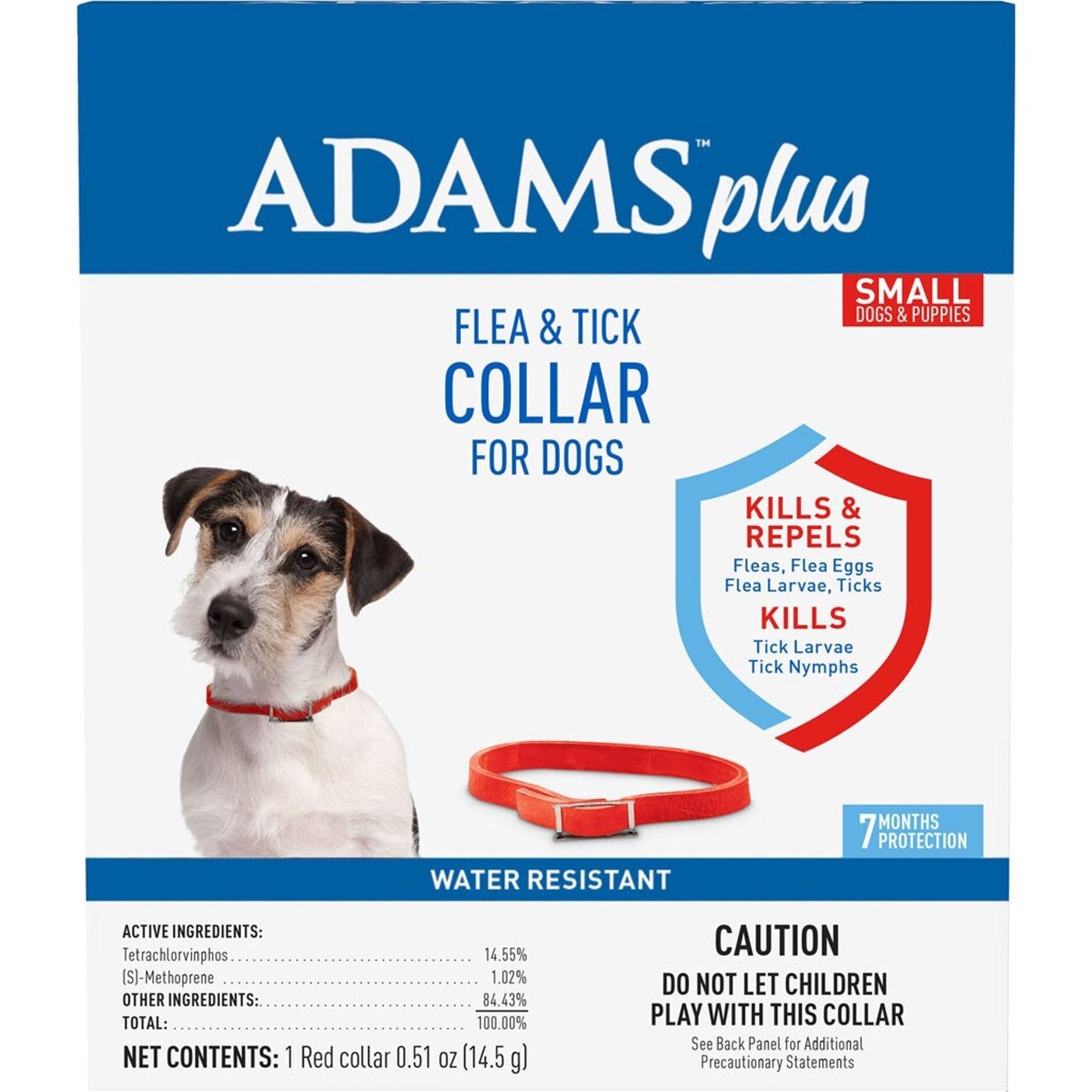 Adams Plus Flea & Tick Collar For Dogs & Puppies