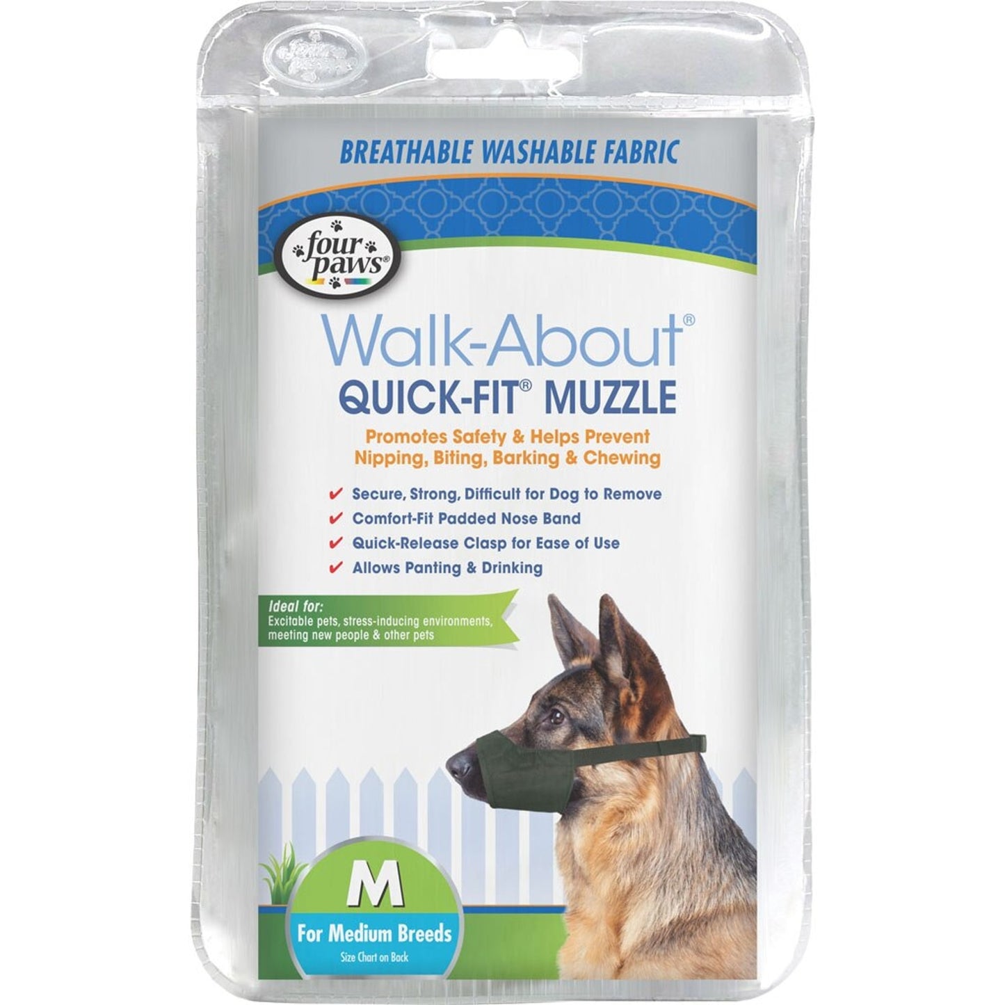 Four Paws Walk About Quick Fit Dog Muzzle