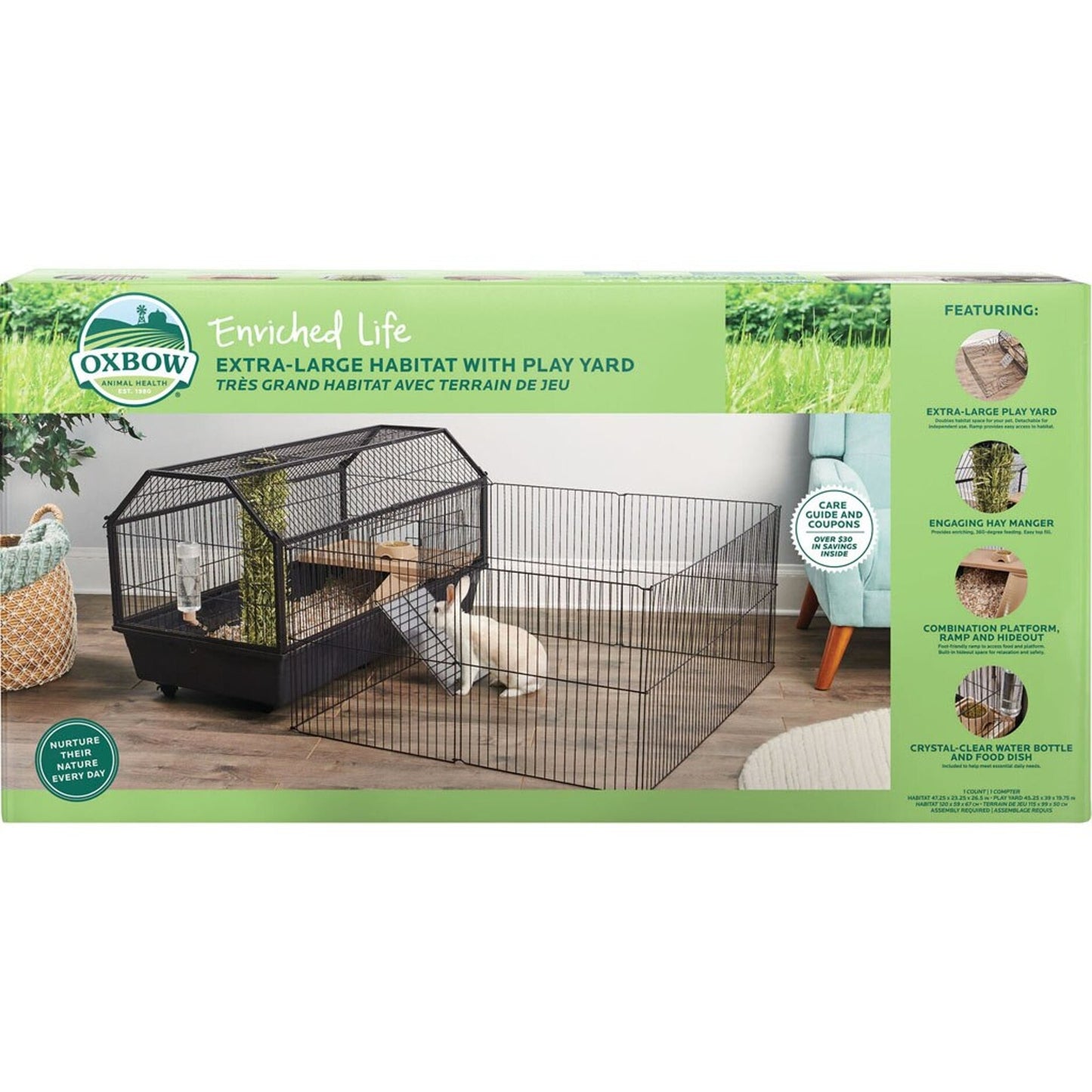 Enriched Life Habitat W/ Play Yard