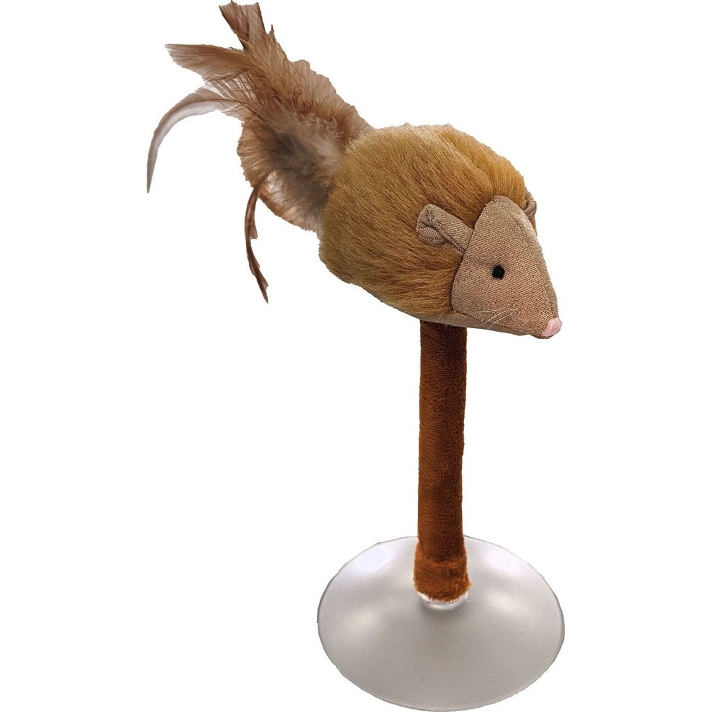 Spot Squeakeeez Mouse On Suction Cup W/ Catnip