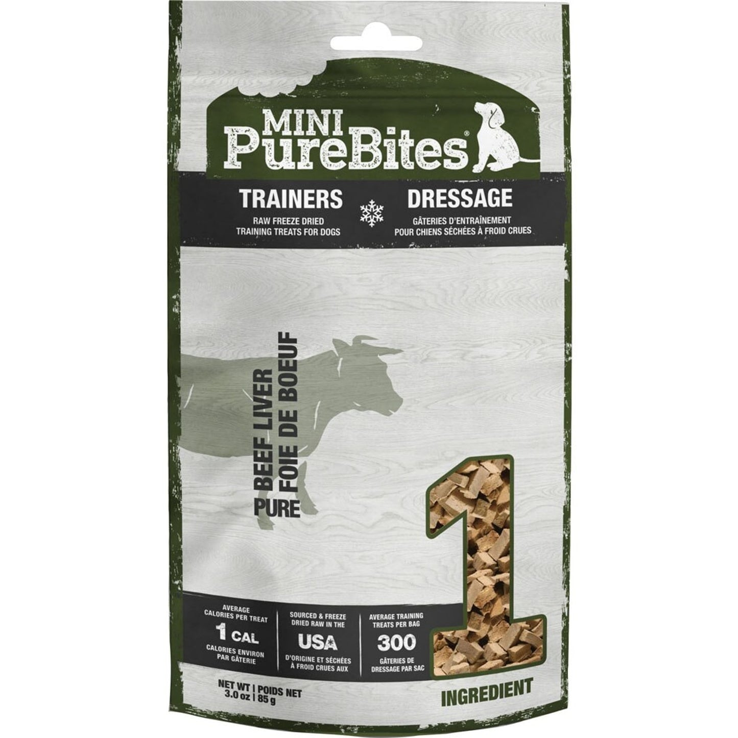 Purebites Freeze Dried Mini Trainers Dog Treats