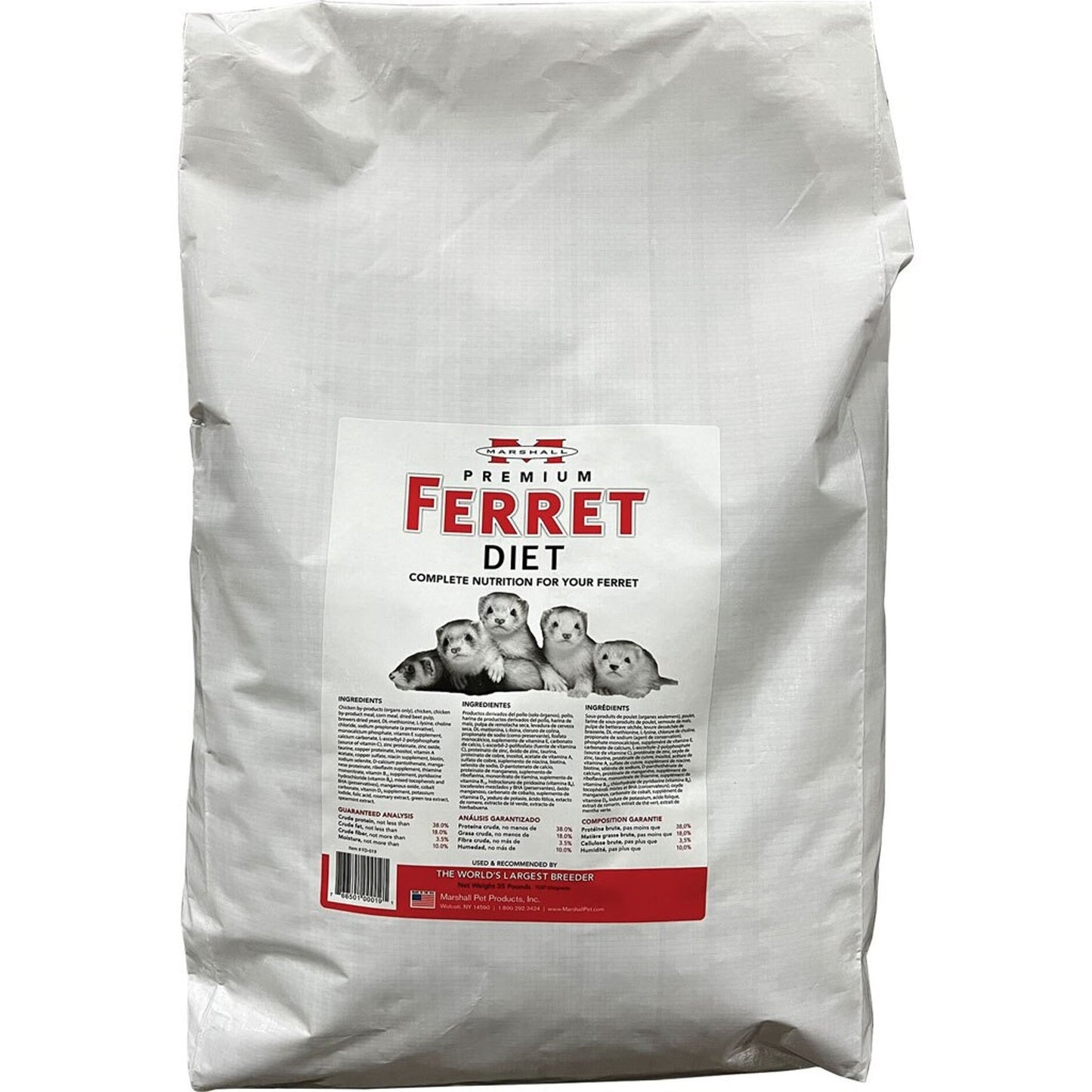 Marshall Premium Ferret Diet Complete Nutrition