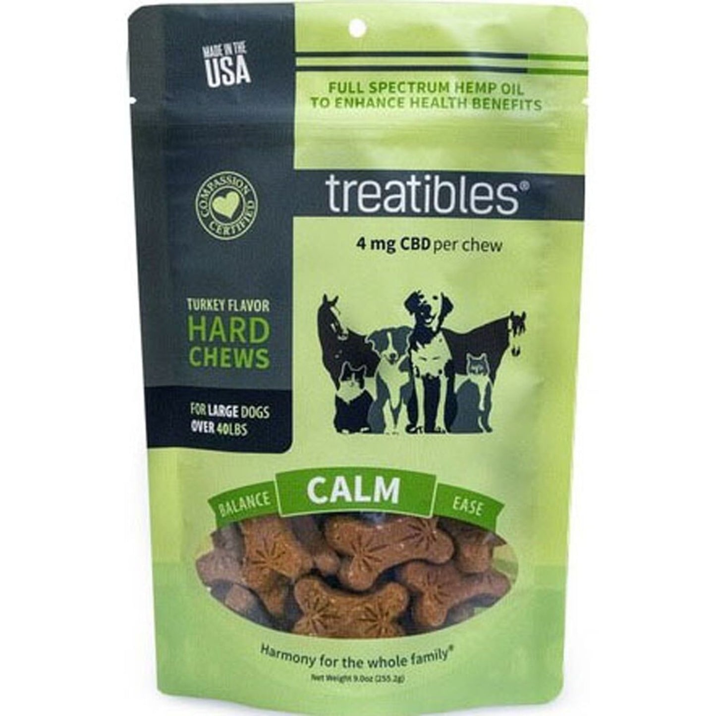 Treatibles Hemp Wellness Hard Chews Calm