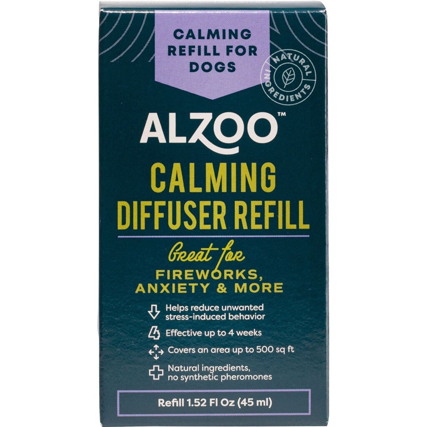 Alzoo Plant-Based Calming Diffuser Refill Dog