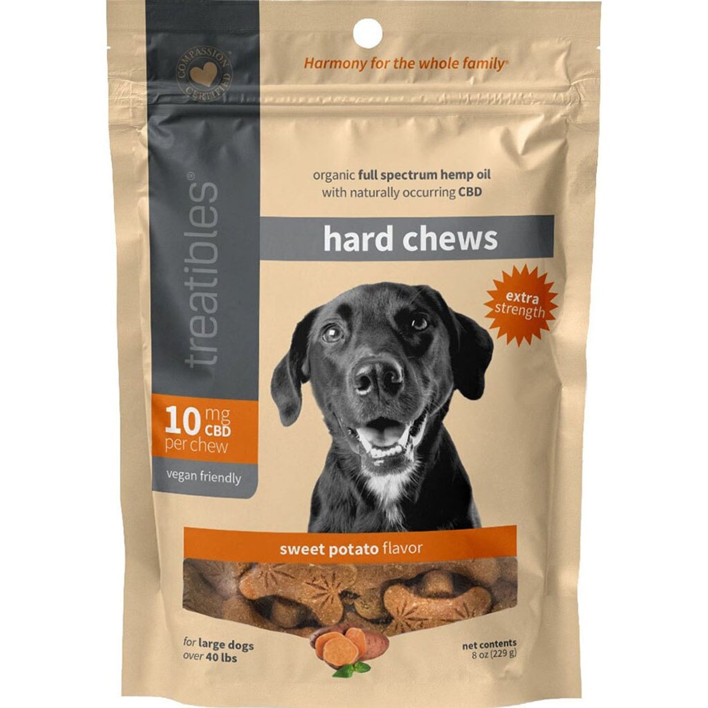 Treatibles Extra Strength Lg Dogs Hard Chews
