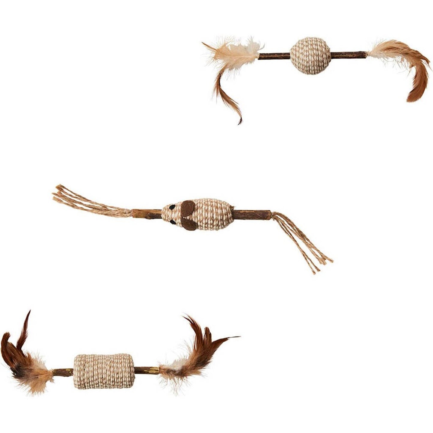 Spot Naturals Silver Vine Cord/Stick Cat Toy