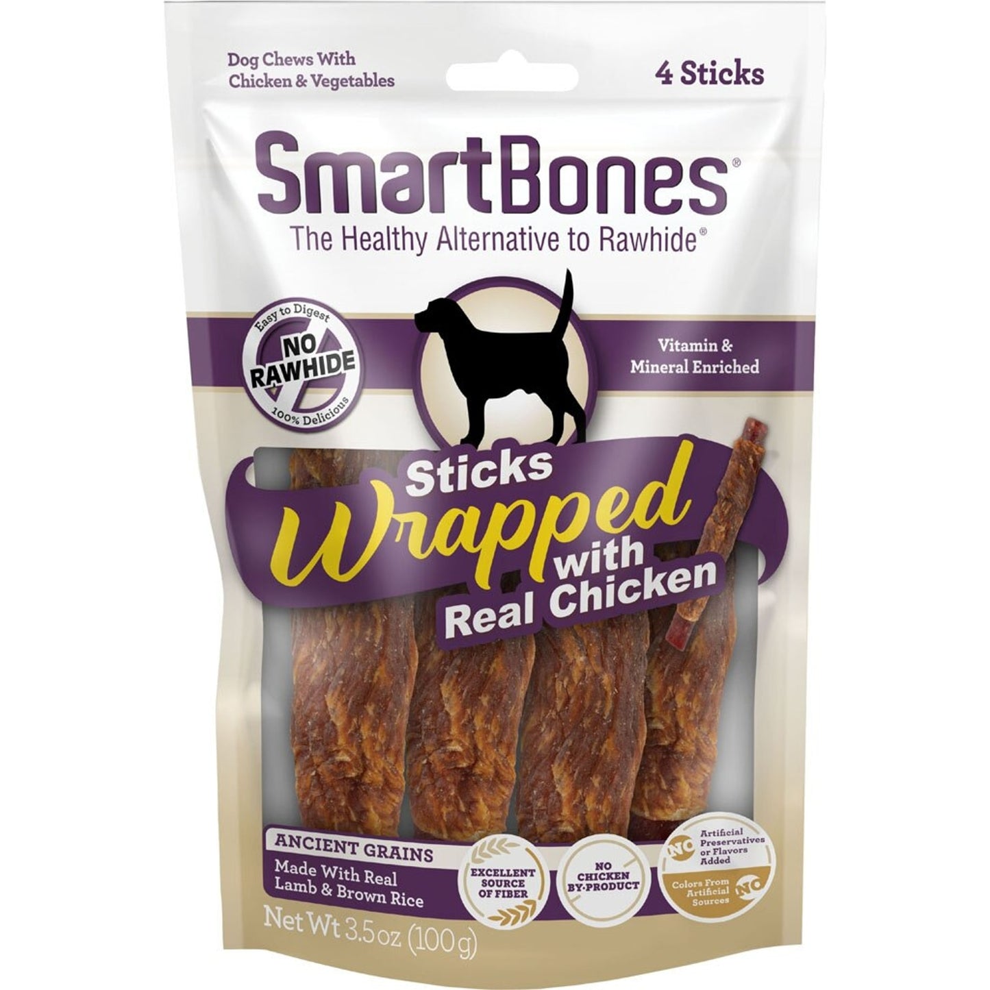Smartbones Whole Grain Wrapped Sticks