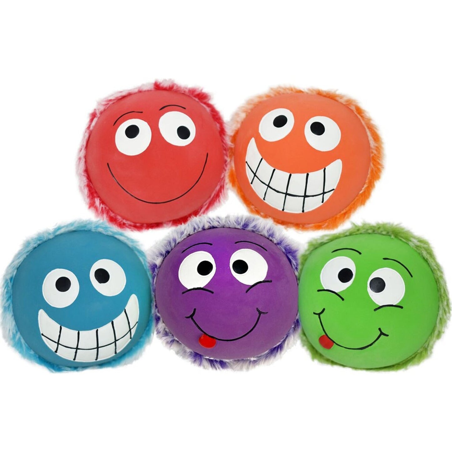 Multipet Minipet Plushy Peas Latex/Plush Dog Toy