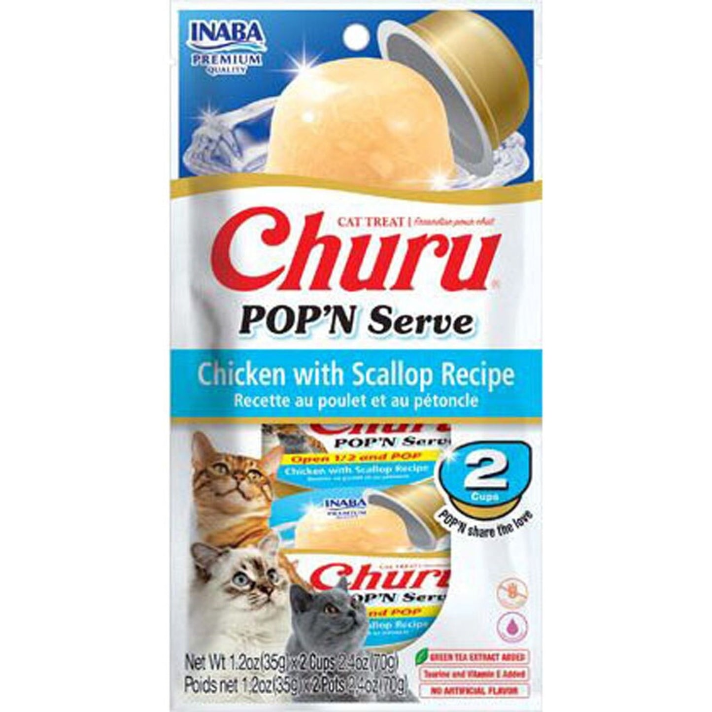 Inaba Churu Pop'N Serve Cat Treat