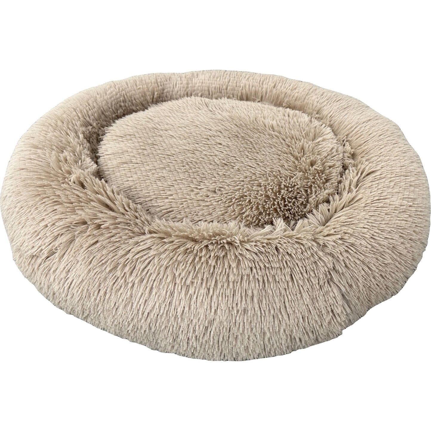 Spot Sleep Zone Round Faux Fur Bed