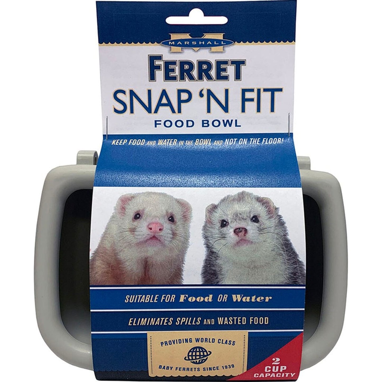 Marshall Ferret Snap 'N Fit Food Bowl