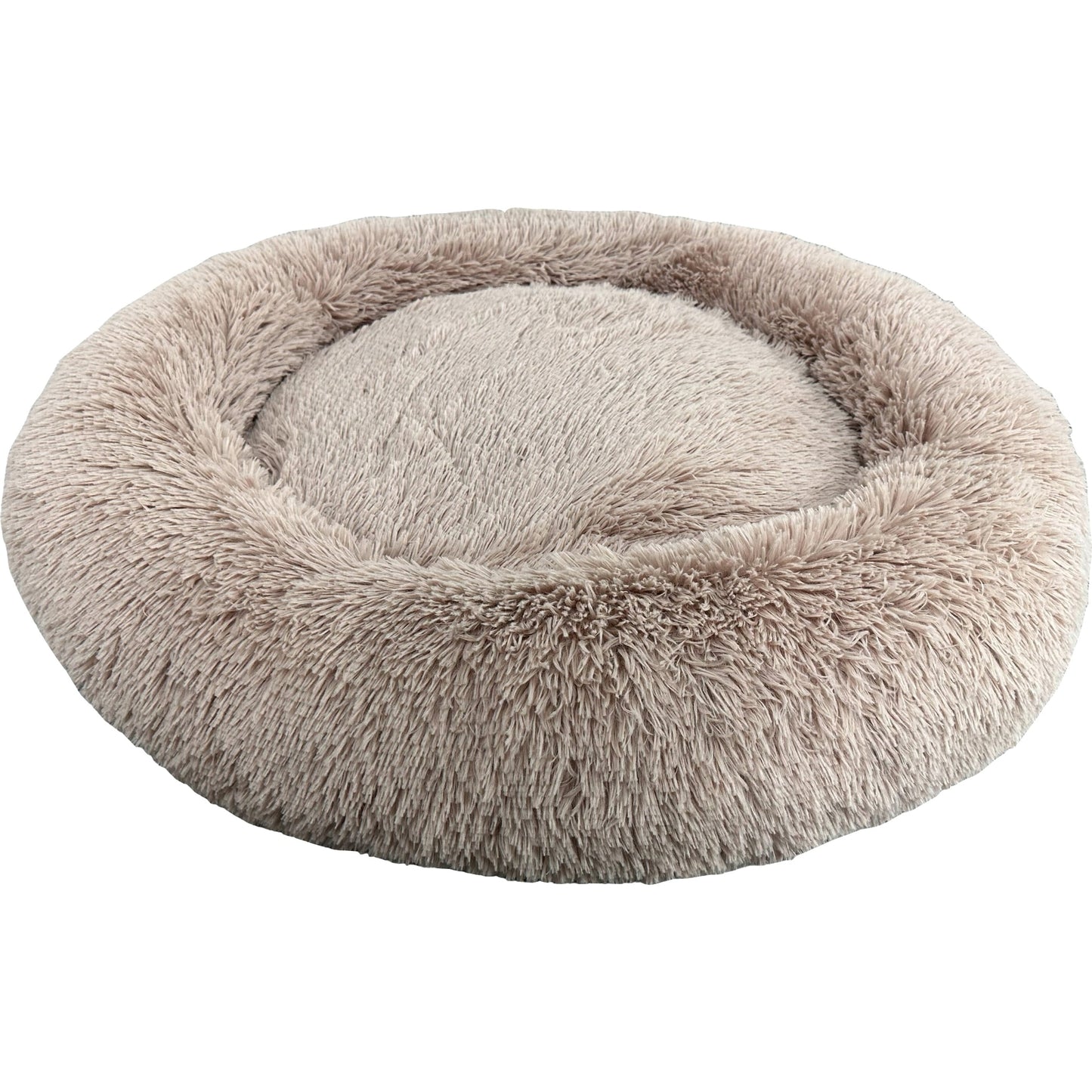 Spot Sleep Zone Round Faux Fur Bed