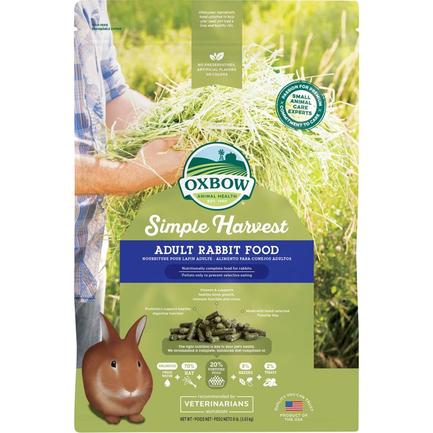 Simple Harvest Adult Rabbit Food