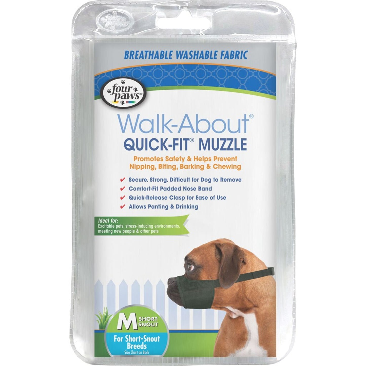 Four Paws Walk About Quick Fit Dog Muzzle