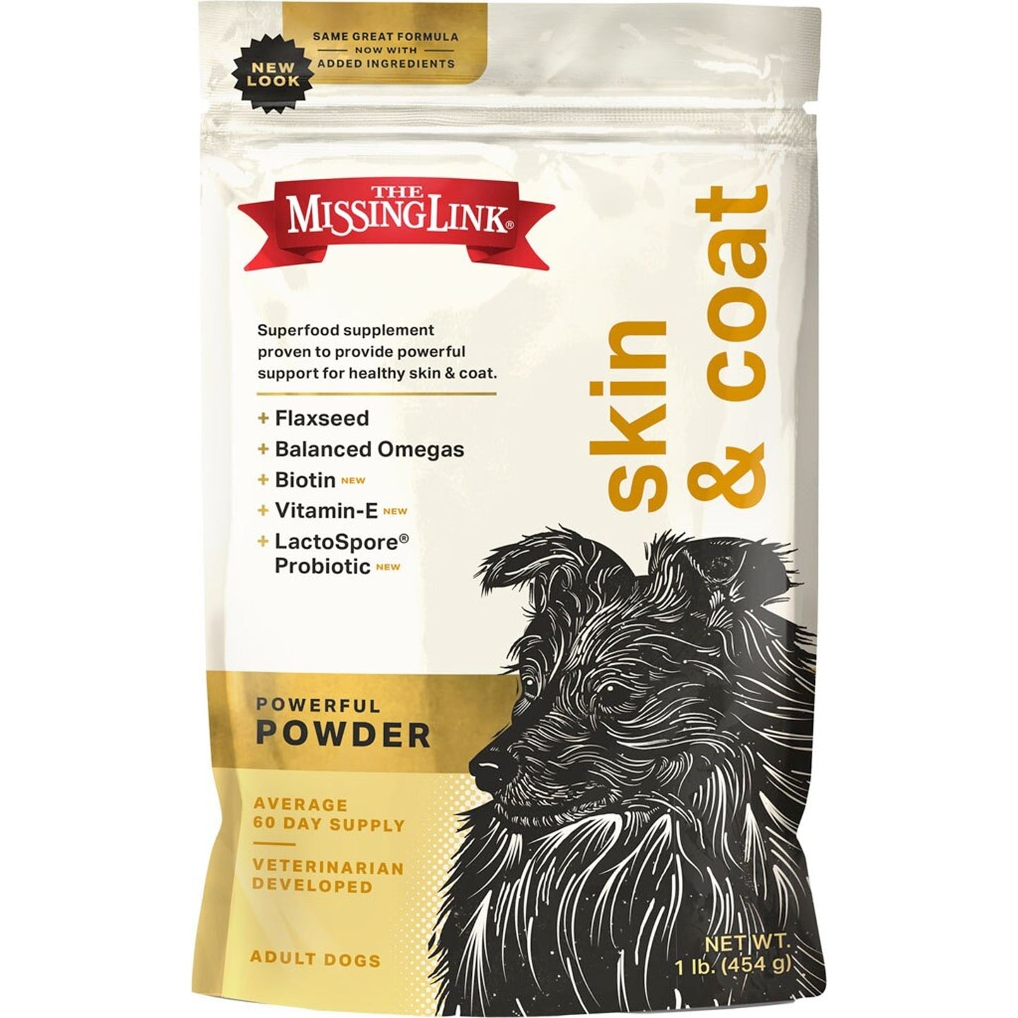 The Missing Link Skin & Coat Dog Supplement Powder