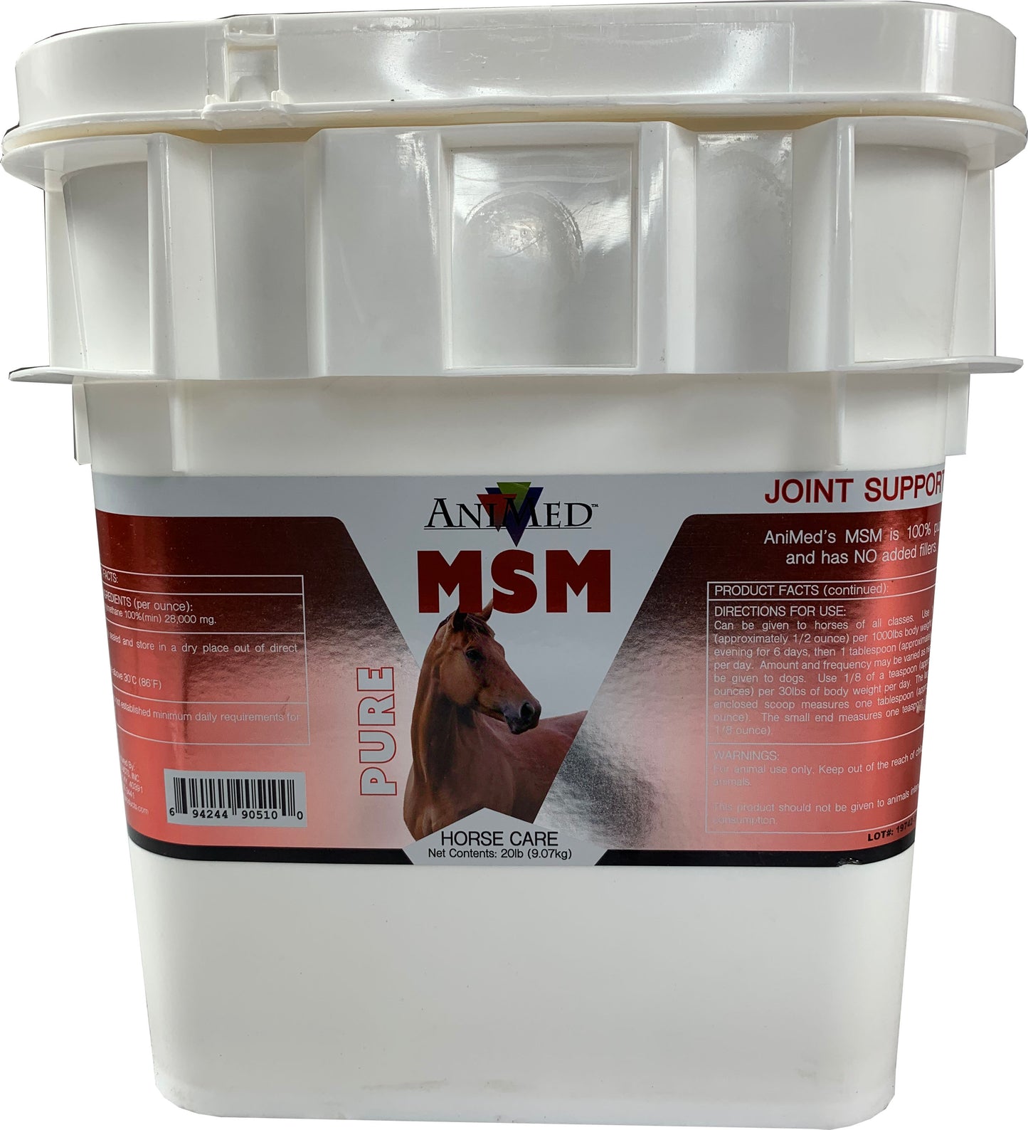 Pure Msm Powder Supplement For Horses