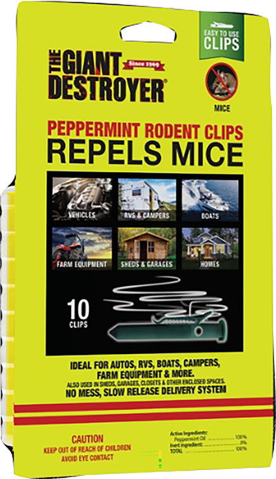 Giant Destroyer Rodent Repellent Clips