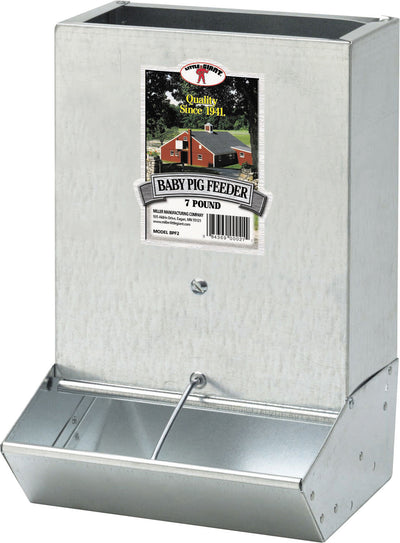 Little Giant 2 Hole Baby Pig Feeder Galvanized
