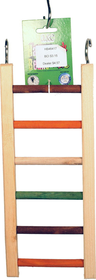 Happy Beaks Wooden Hanging Ladder