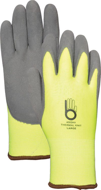 Bellingham Hi-Vis Acrylic W/Latex Palm Gloves (Pack Of 6)