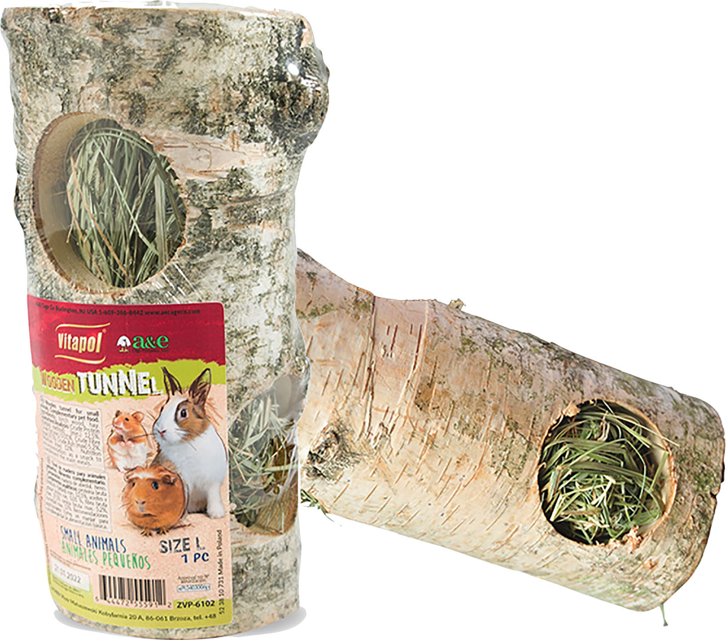 Vitapol Wood Tunnel W/Hay