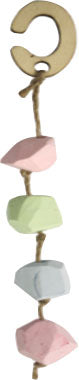 Nibbles Pretty Pebbles Calcium Chew Toy