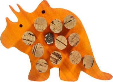 Happy Beaks Triceratops Cork Bird Toy