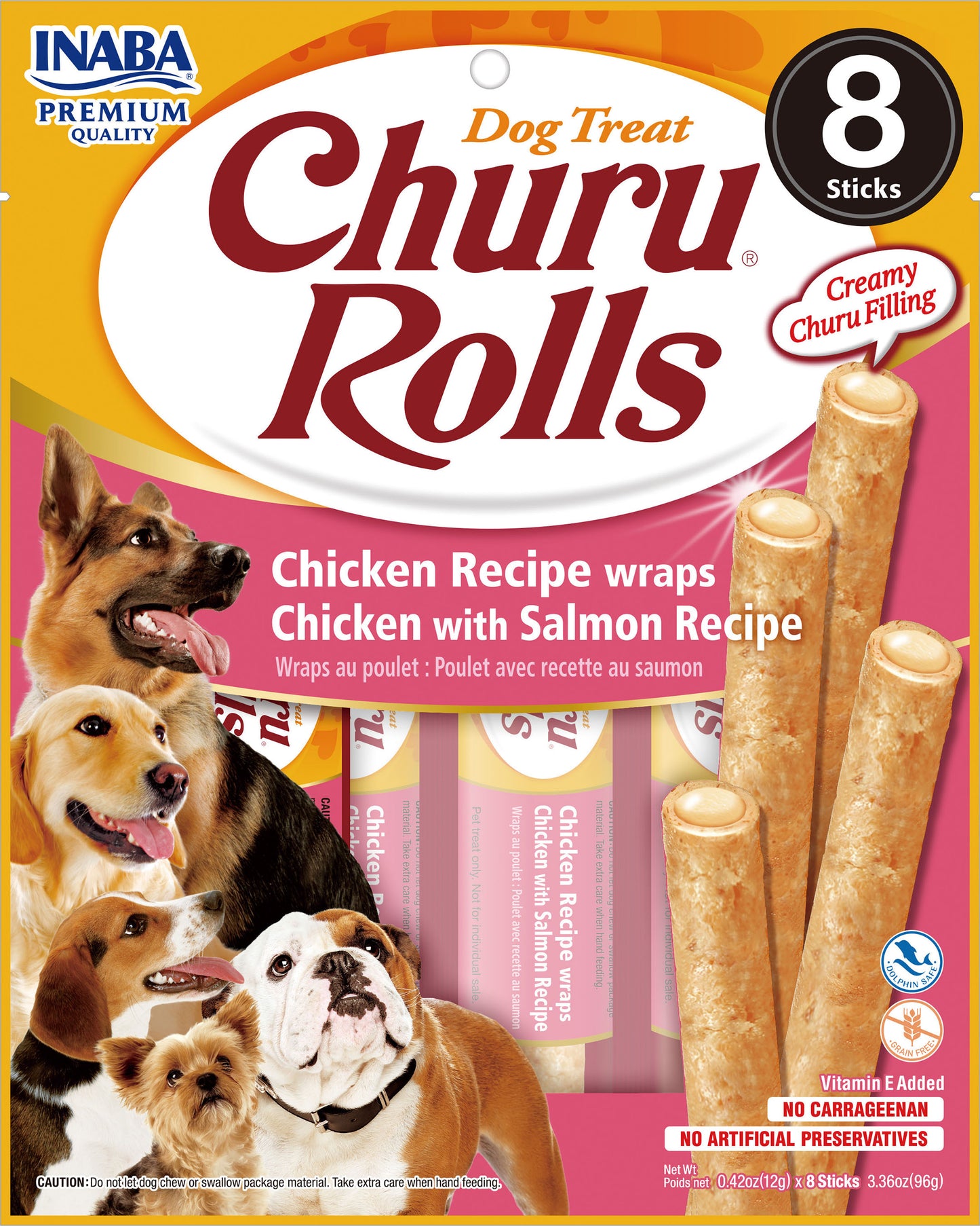 Inaba Churu Rolls Dog Treats (Pack Of 6)