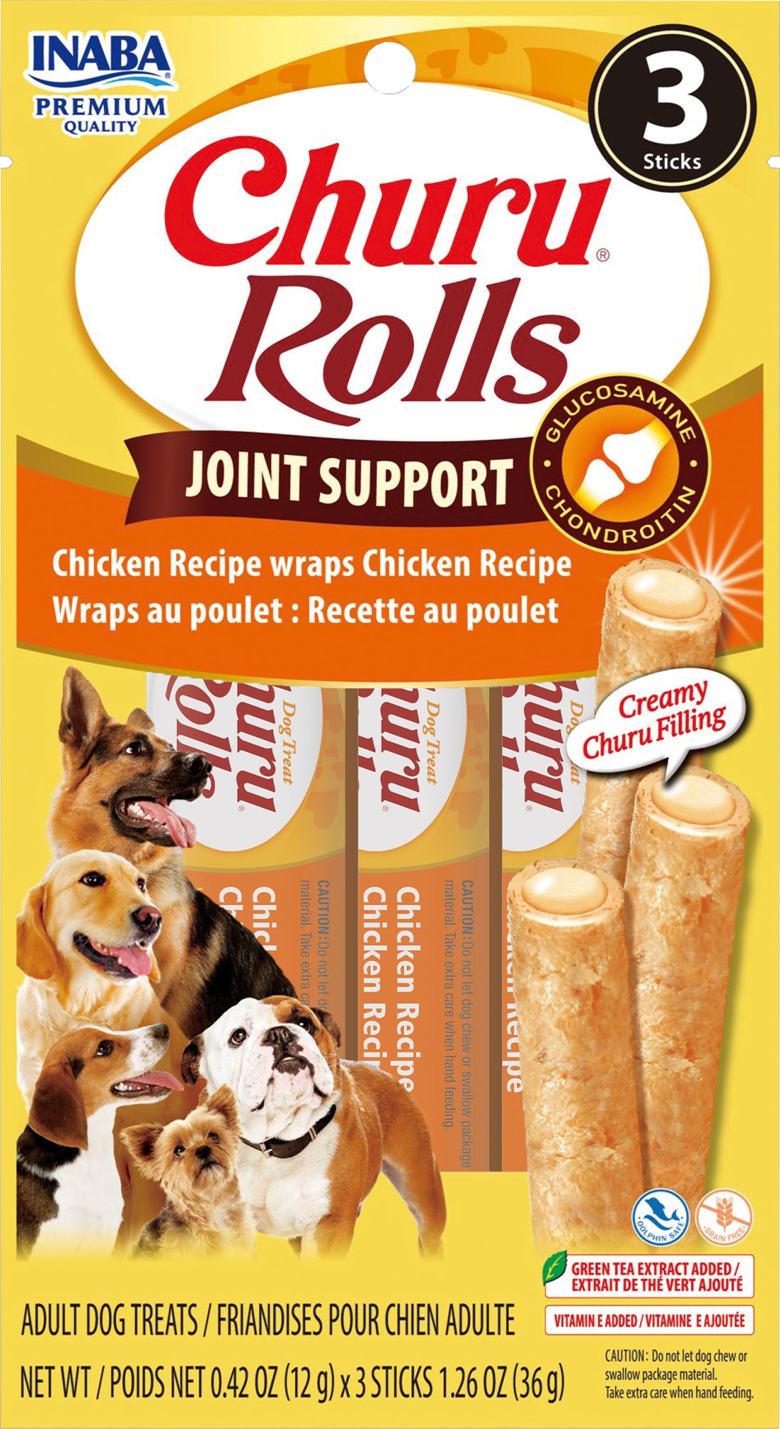 Inaba Churu Rolls Joint Care For Dogs (Pack Of 6)