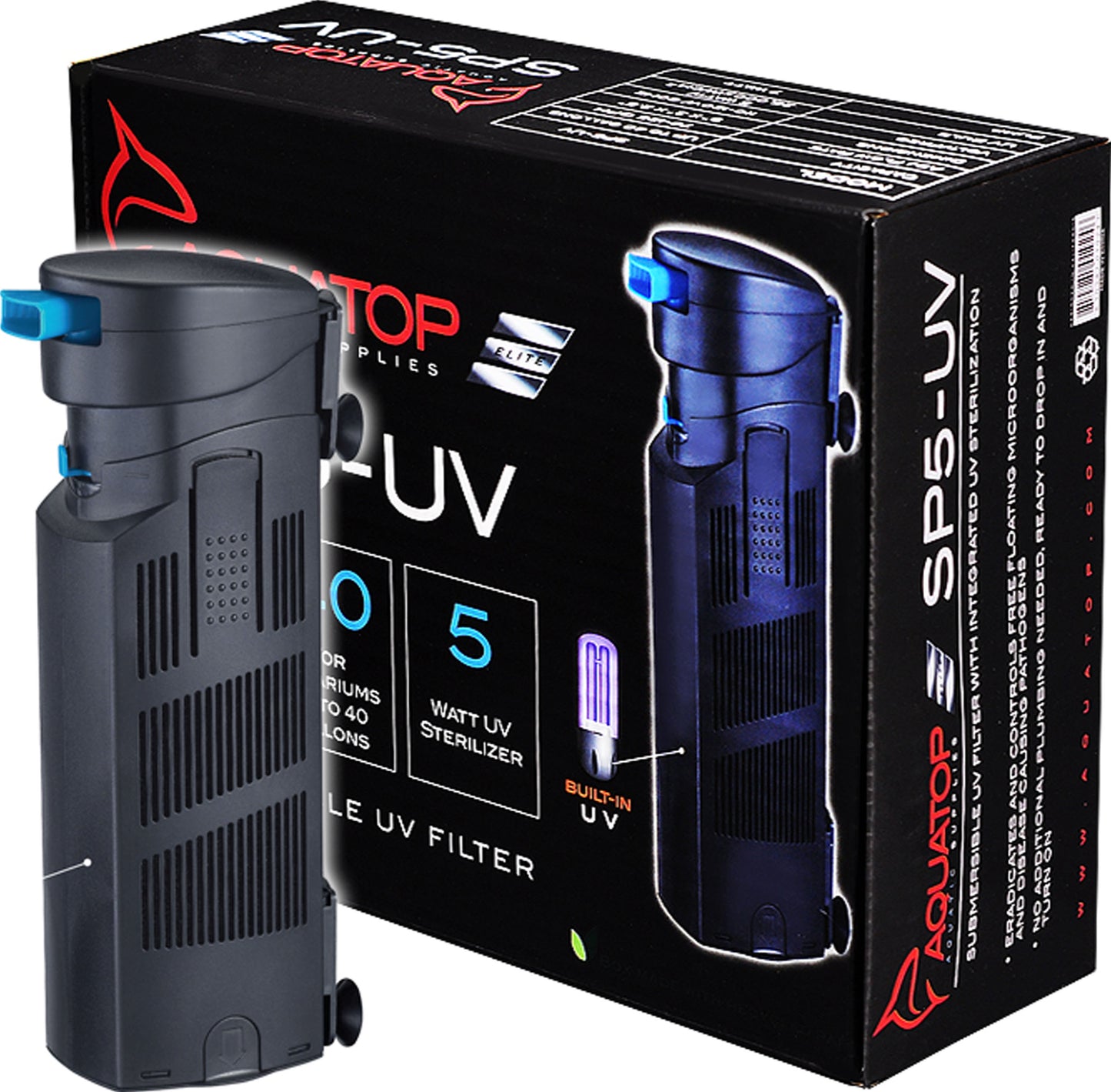 Aquatop Submersible Filter W/Uv Sterilizer