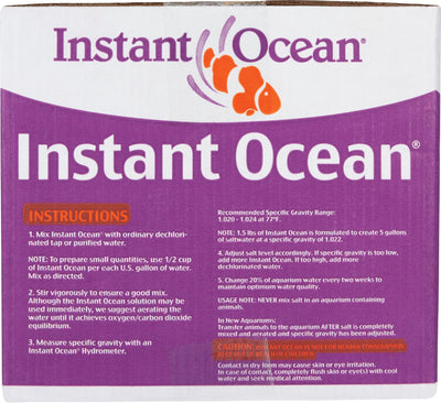 Instant Ocean Sea Salt Box