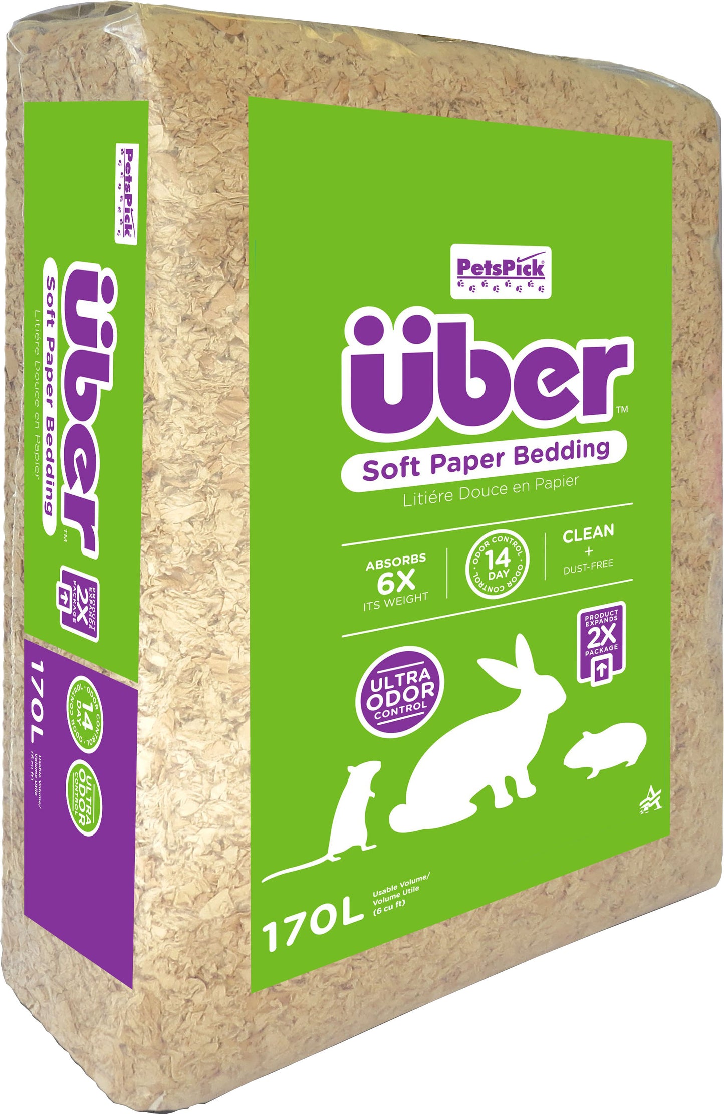 Uber Soft Paper Pet Bedding Store Use